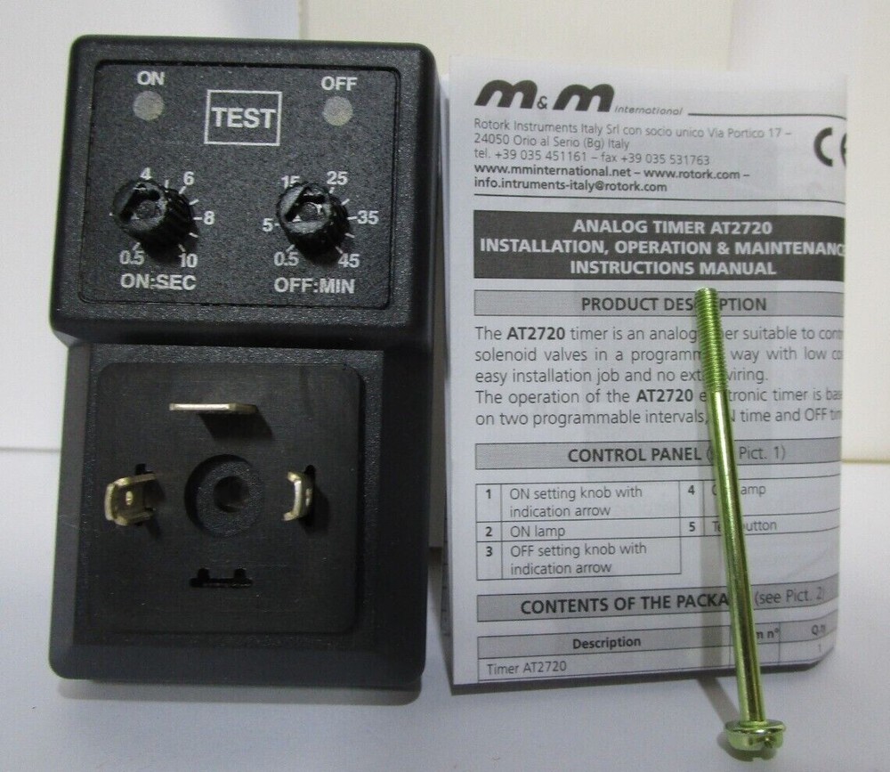 M&M Analog Timer AT2720