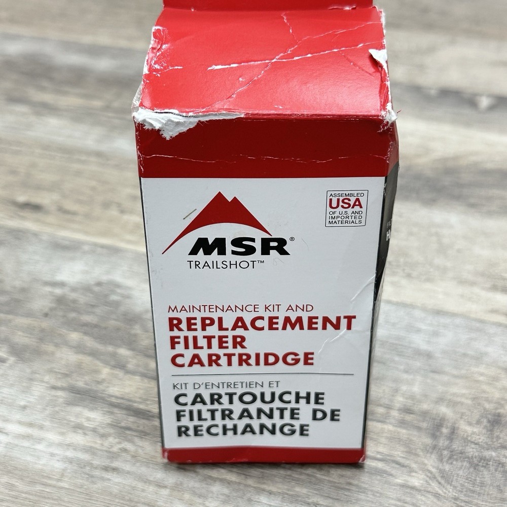 MSR TRAILSHOT REPLACEMENT FILTER AND MAINTENANCE KIT New Open Box