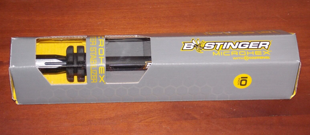 Bee Stinger MicroHex 10" Stabilizer in Matte Black- B Stinger