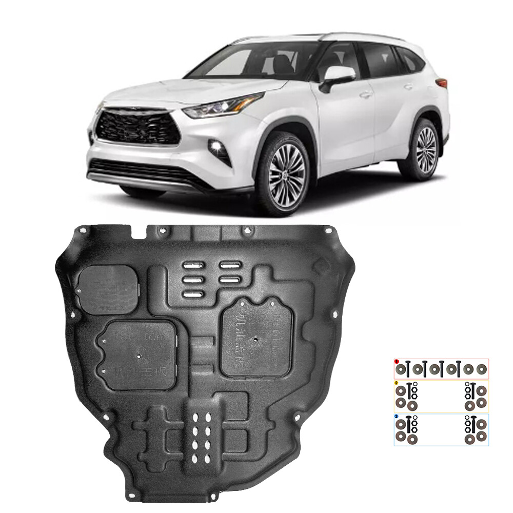 For Toyota Highlander 2023-2024 Under Engine Splash Guard Front Engine Mud Flaps