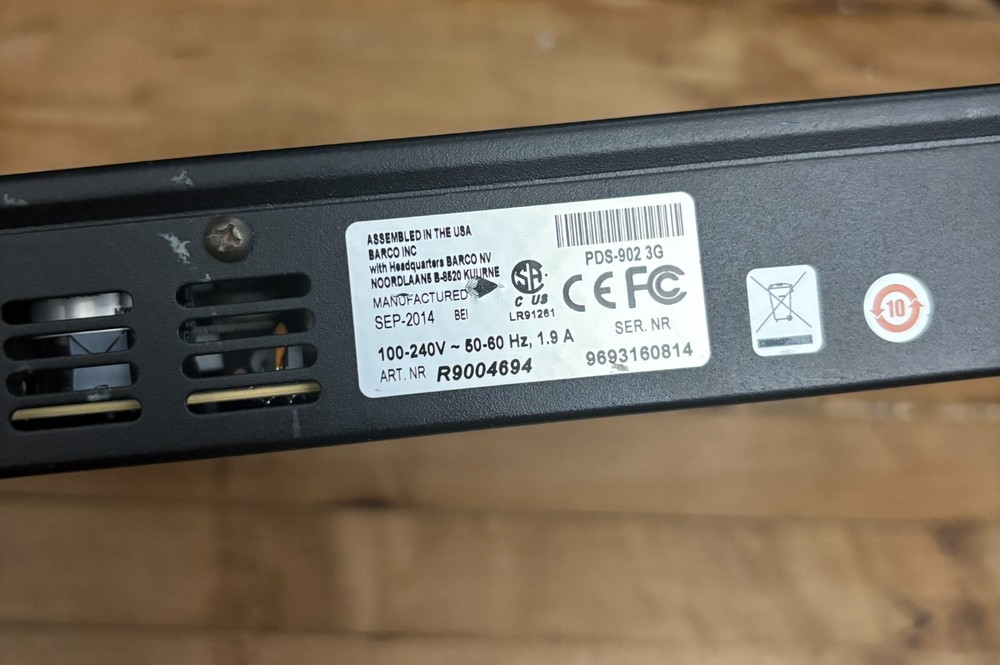 Barco PDS-902 3G SDI Digital Switcher unit (D)