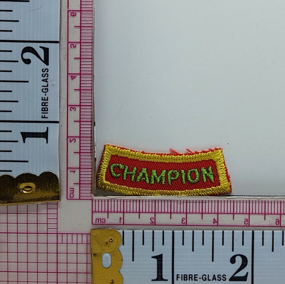 CHAMPION Jacket Vest Patch Badge Crest a8