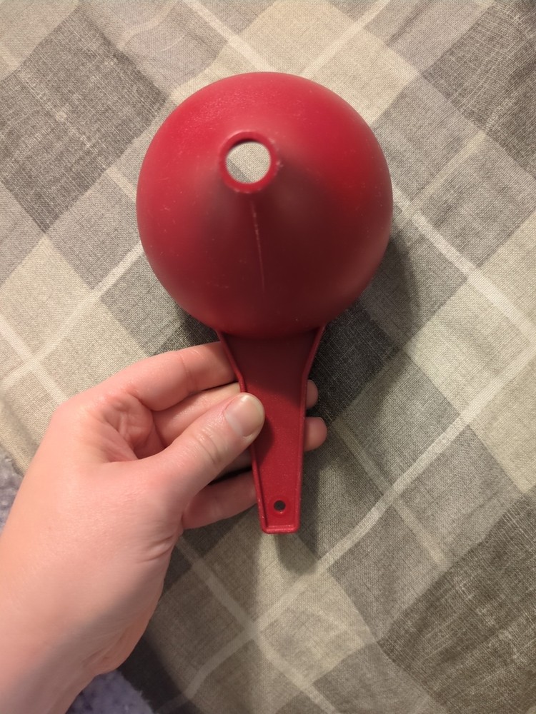 Vintage Tupperware Funnel Red