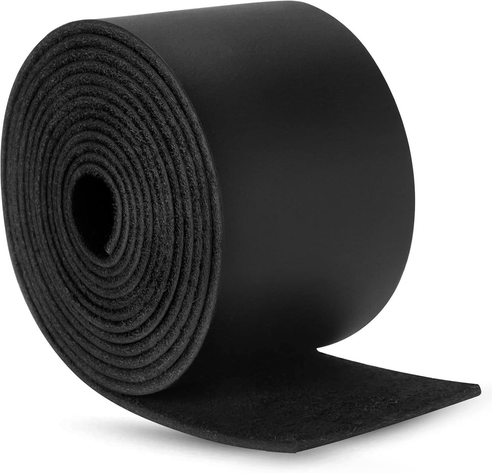 Soft, Waterproof 2 Inch Black Leather Strips - Versatile Crafting Material