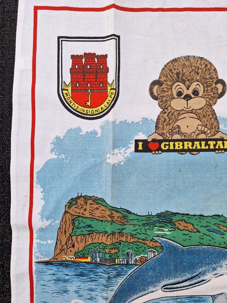 Vintage Gibraltar Tea Towel