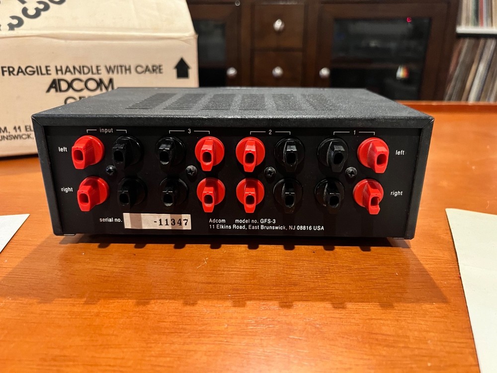 ADCOM GFS-3 Speaker Selector Switch – 3-Zone w/ Protection