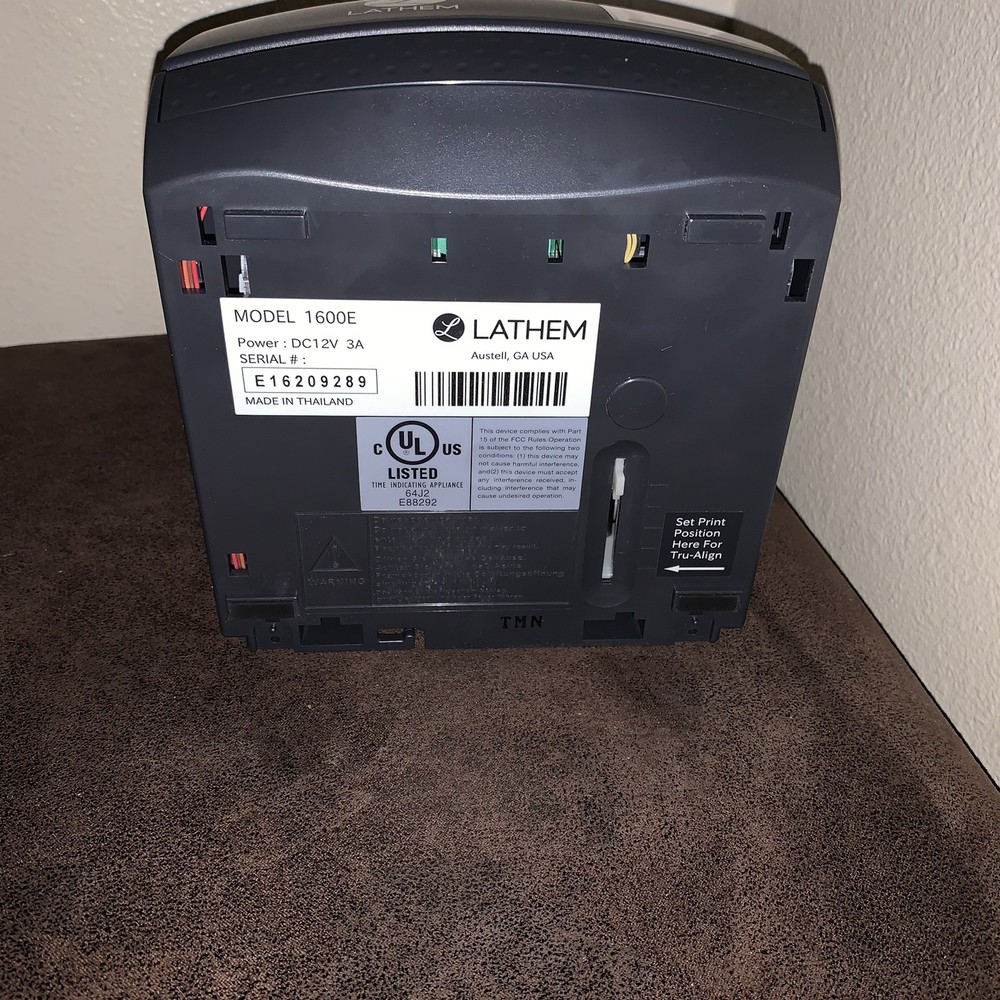 1600E Time Clock Machine and Document Stamp Employee Clock in and Out System for