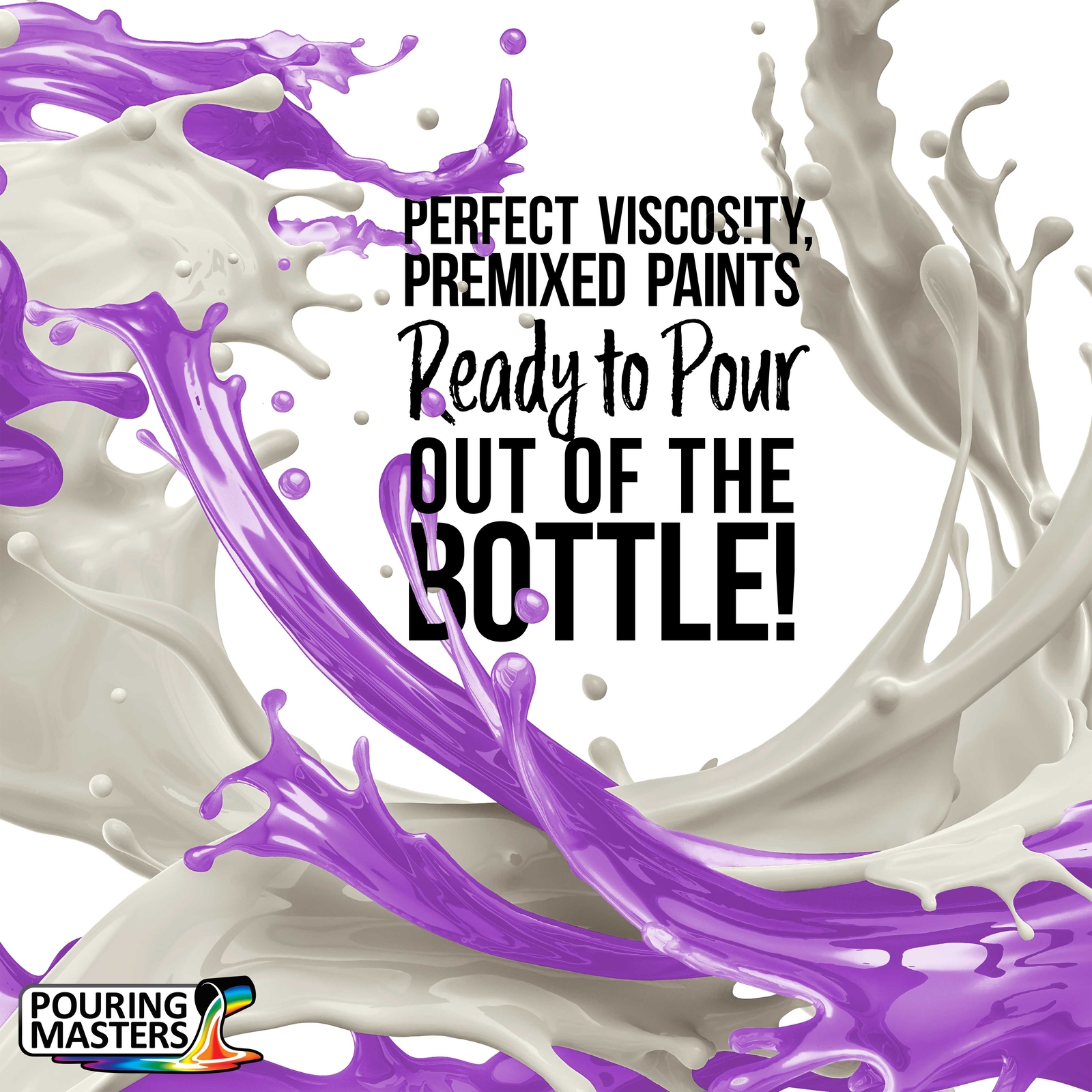 Pouring Masters Neon Jazzberry 32-Ounce (Quart) Acrylic Pouring Paint