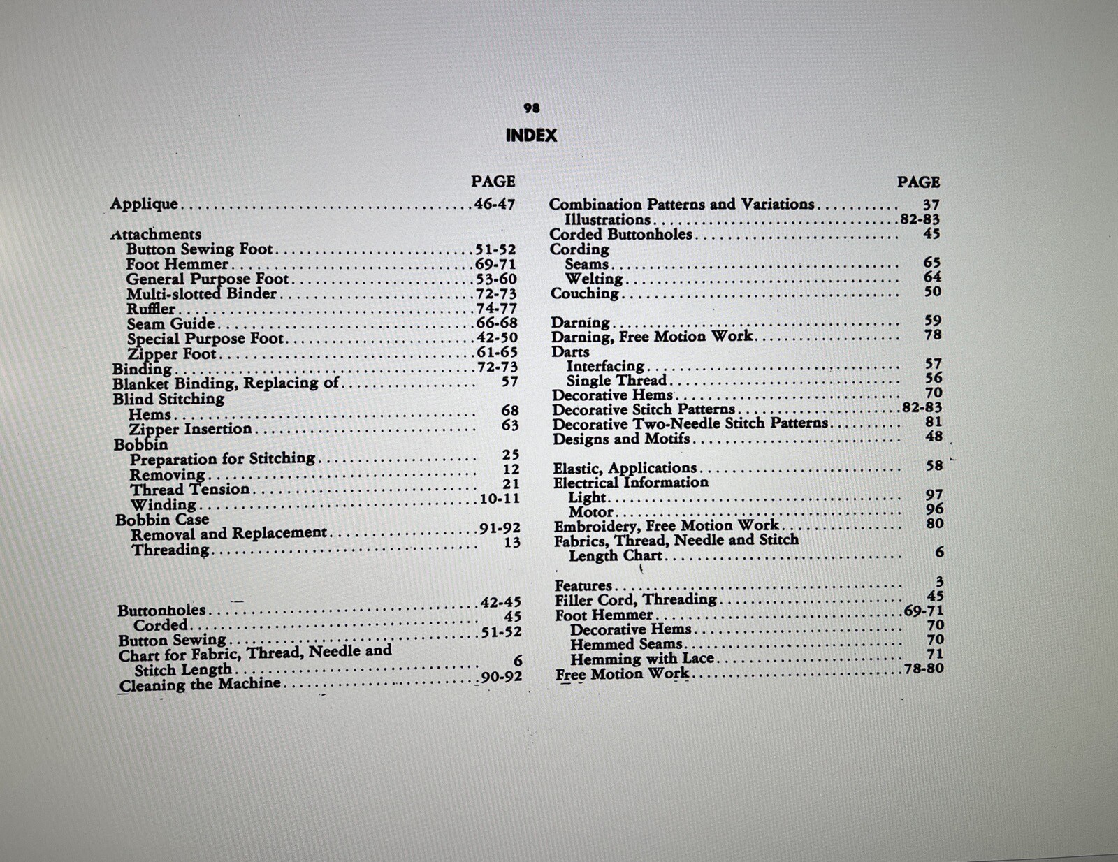 Rare Large Deluxe-Edition Instructions Manual Singer 500 Sewing Machine COLOR