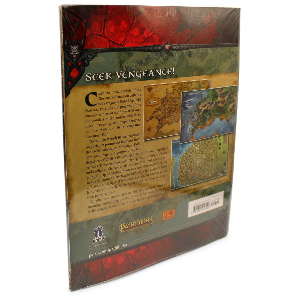Pathfinder (RPG) Campaign Setting: Hell's Vengeance Poster Map Folio