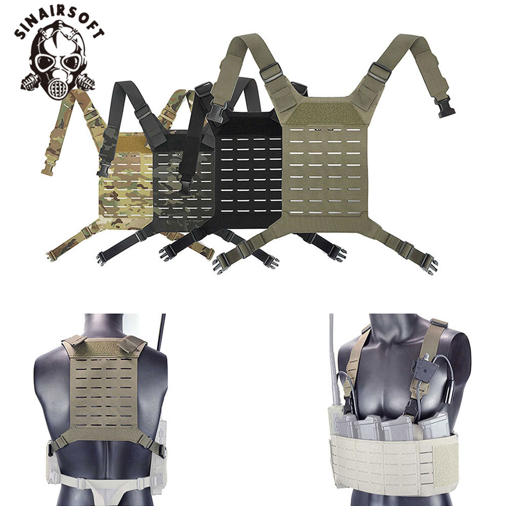 Tactical D3 SS MK Chest Rig MOLLE Universal Vest Back Panel Strap Mount Platform