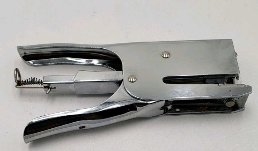 Classic Plier Stapler Bundle Metal Silver 97768 A2