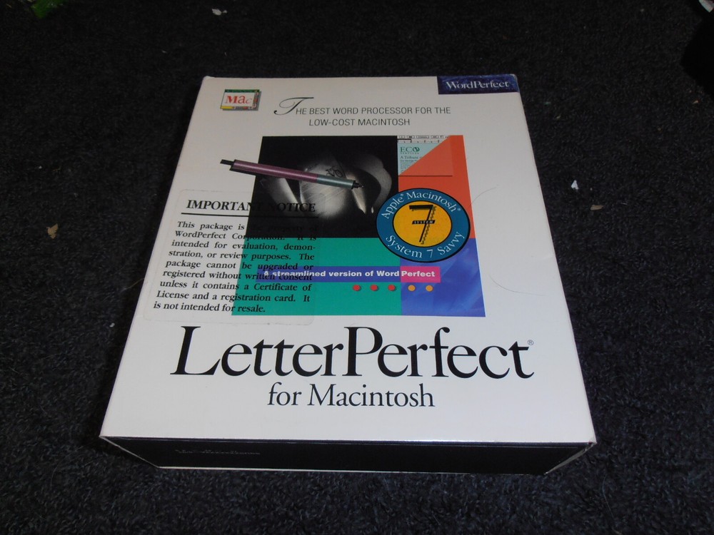 LetterPerfect (Mac, 1992)