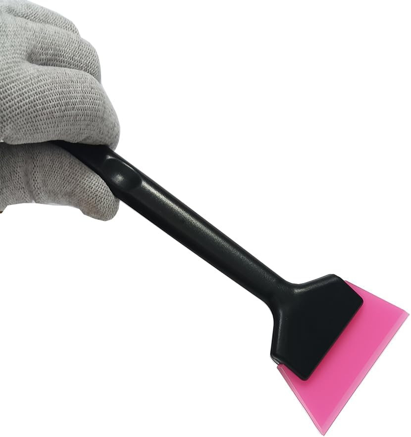 2 Pack Long Handle Small Squeegee for Vinyl Wrap Window Tint Kit, Mini Squeegee