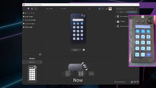 Stream Controller Deck with 18 Custom Macro Keys for OBS Twitch YouTube - PC & M