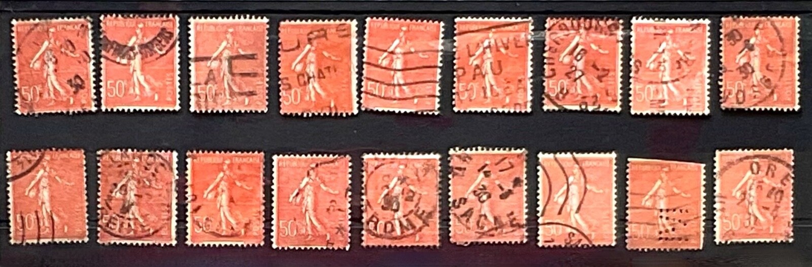 1900s Issue Of Old Classic Lot France Stamps ;;; 45 Stamps,,, VG!