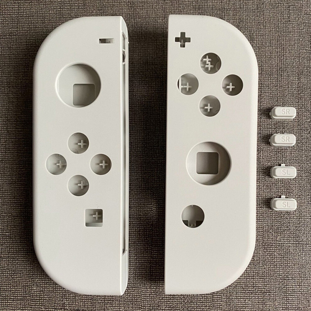 Replacement Housing Shell for Nintendo Switch Joy-Con Controller OLED White Case