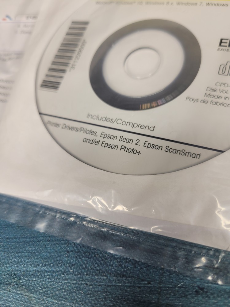 Epson ET-8550 Software/Logiciels CD