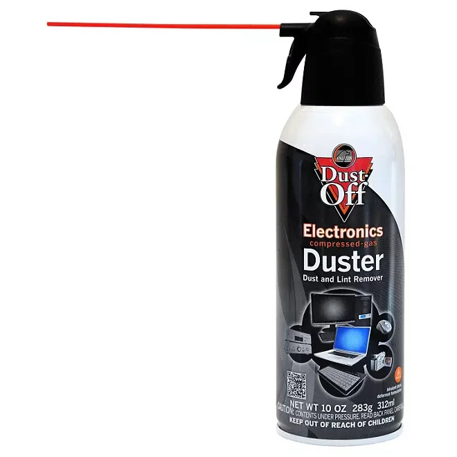 DUST-OFF 10OZ COMPRESSED AIR ELECTRONICS DUSTERS [PACK OF 4]