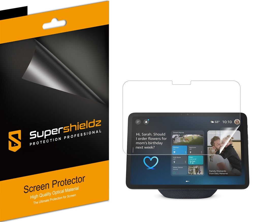 3X Supershieldz Clear Screen Protector Saver for Echo Show 8 (2025)