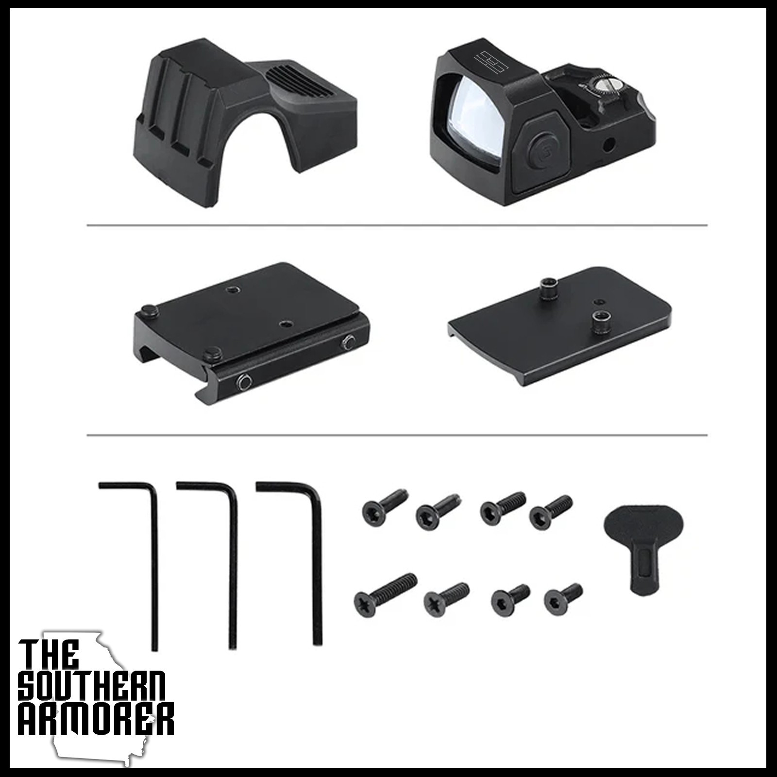 Green Dot Shake Awake Optic Sight + Adapter for CZ P-10 C F S Optic Ready