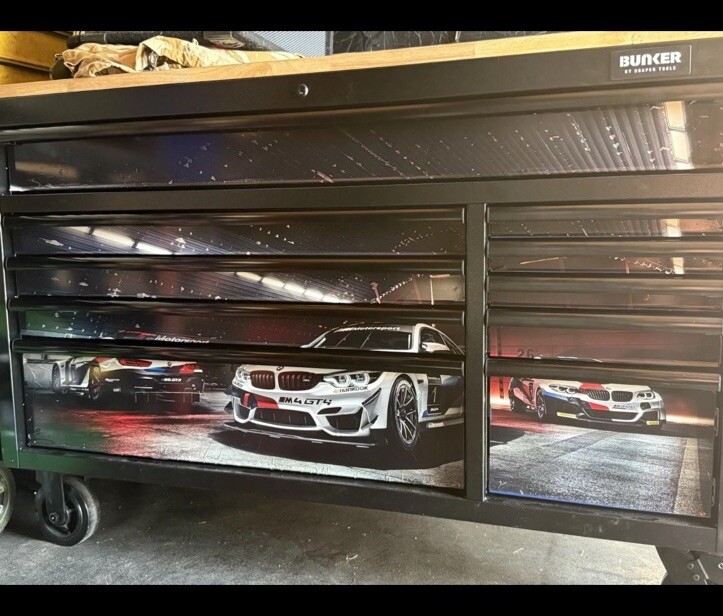 Tool Box Graphics /Decals Fits 56" bunker Toolbox Transform Your Box