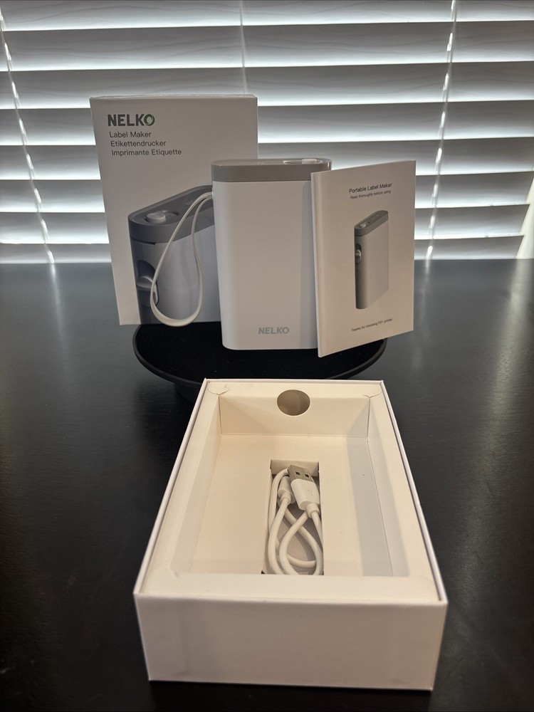 NELKO Label Maker Machine with Tape, P21 Portable Bluetooth Label Printer