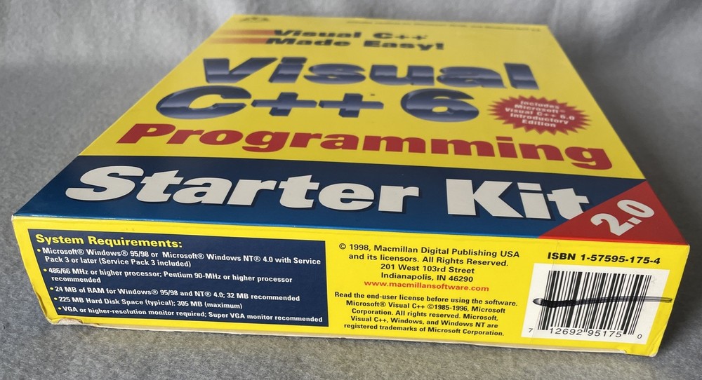 Microsoft Visual C++ 6 Programming Starter Kit 2.0 1998