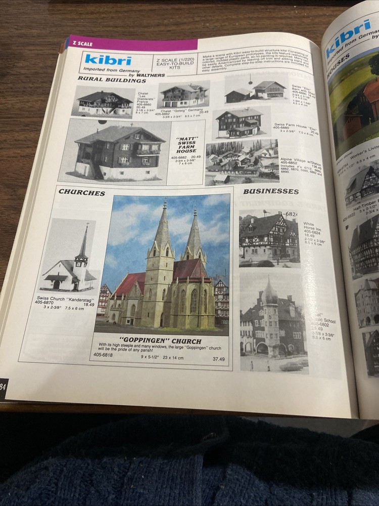 Walthers N & Z 1995 Catalog Model Railroading