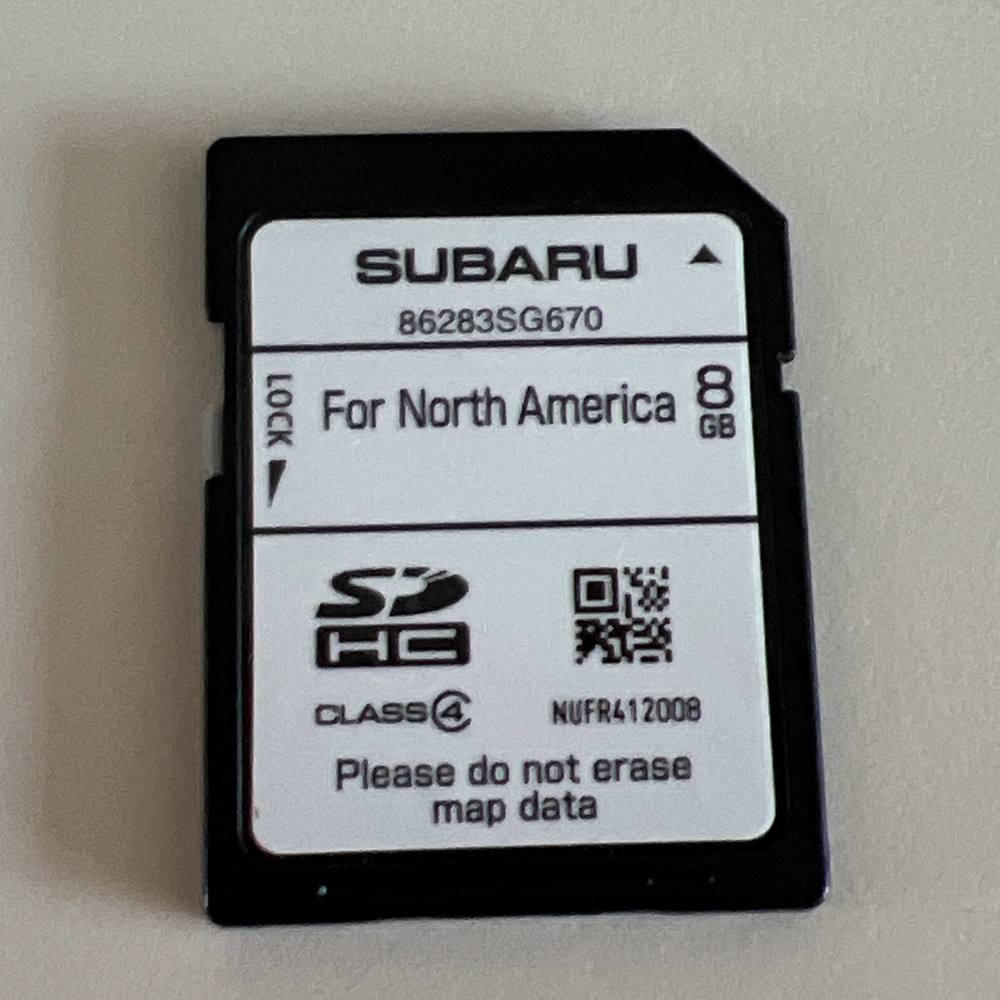 GPS Navigation DATA SD Card U.S Map 86283SG670 OEM USED