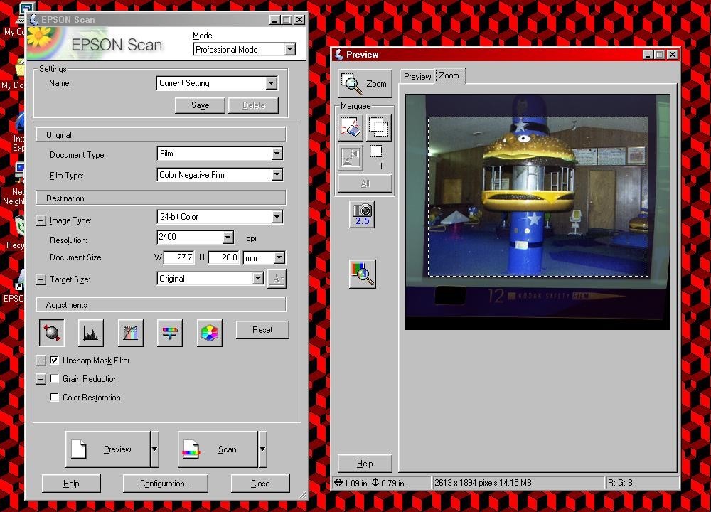 Epson Expression 1680 Flatbed Scanner & EU-35 Transparency Unit Tech Tested