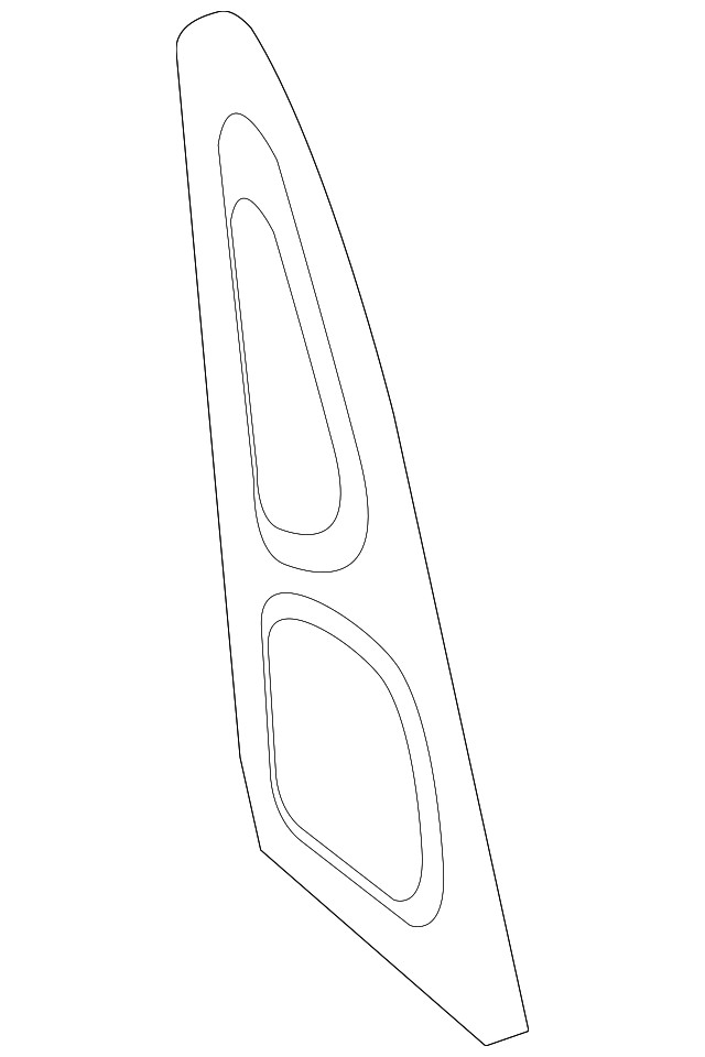 Genuine GM Passenger Side Body Side Outer Panel Extension 22786695