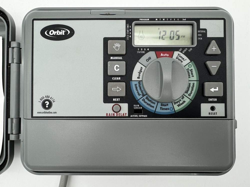 Orbit Watermaster 4 Station Irrigation Sprinkler Controller Timer Model 27780