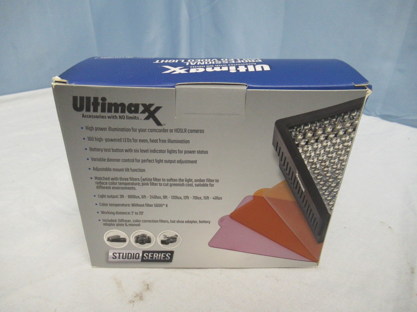 Ultimaxx Professional 160 LED Video Light 738676506679 (RR)