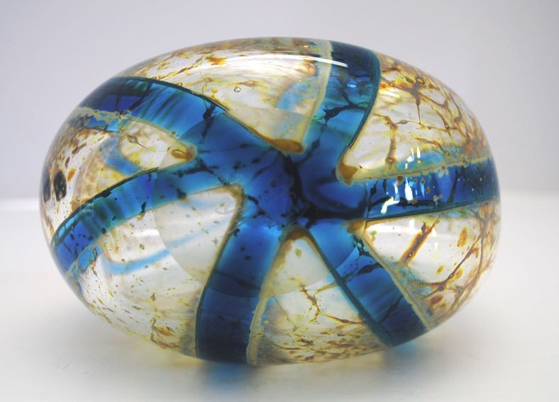 Vintage 1980’s Mdina Art Glass Lollipop Vase A