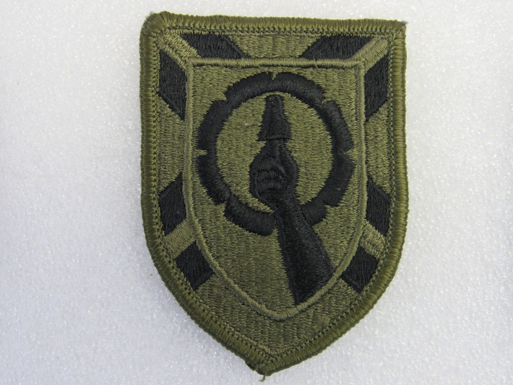 US Army 121st Army Reserve Command Subdued Sew On Uniform Shoulder Patch Vintage