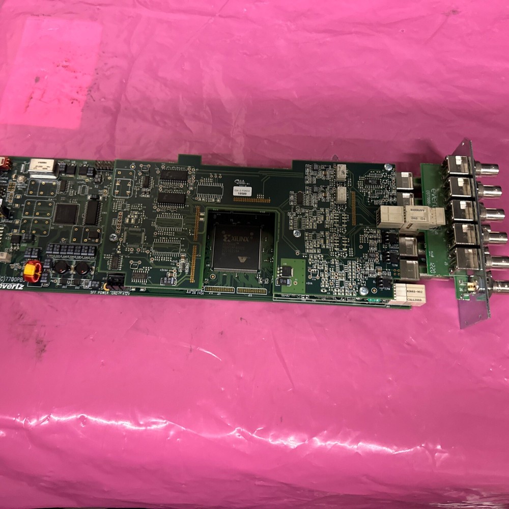 Evertz 7745FS EAES SDI Frame Synchronizer w/Backplane