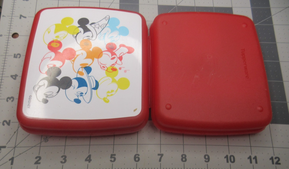 Tupperware Mickey Mouse Sandwich Keeper