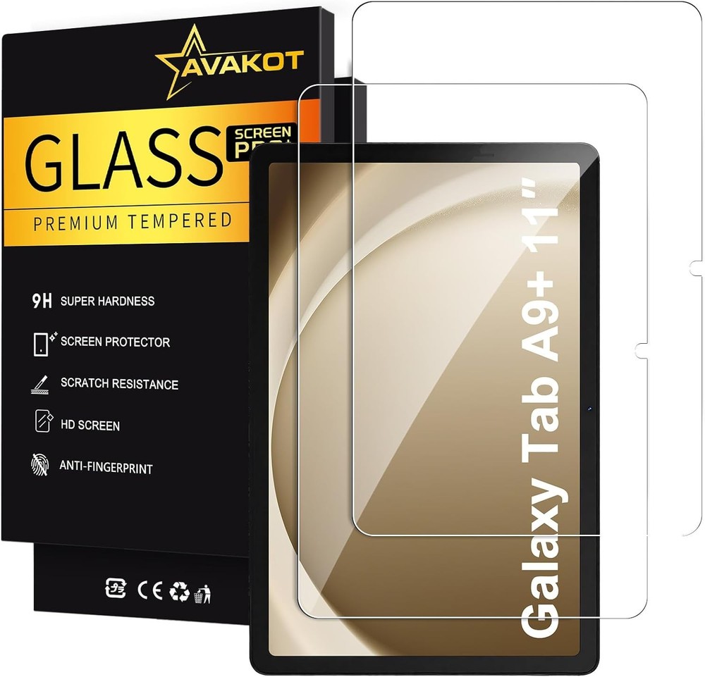 avakot 2 Pack Screen Protector for Samsung Galaxy Tab A9 Plus A9Plus-11 Inch