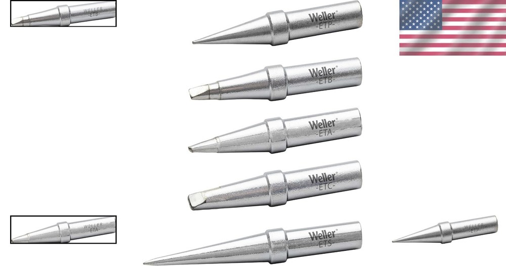 Weller ET Series Replacement Tips - 5 Pcs