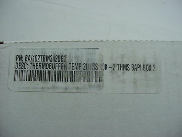 BAPI BA/10K-2-TB-M304-2-BB2 Thermobuffer Temperature Sensor Ships Same Day