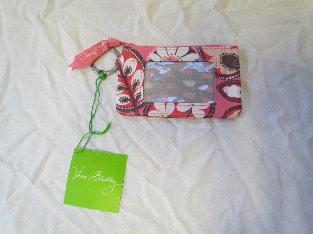 Vera Bradley Zip ID Case Blush Pink