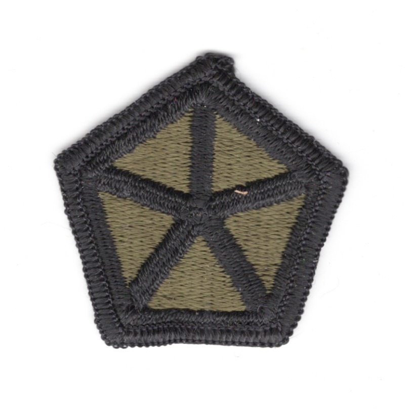 Army Patch: V Corps - subdued, merrowed edge