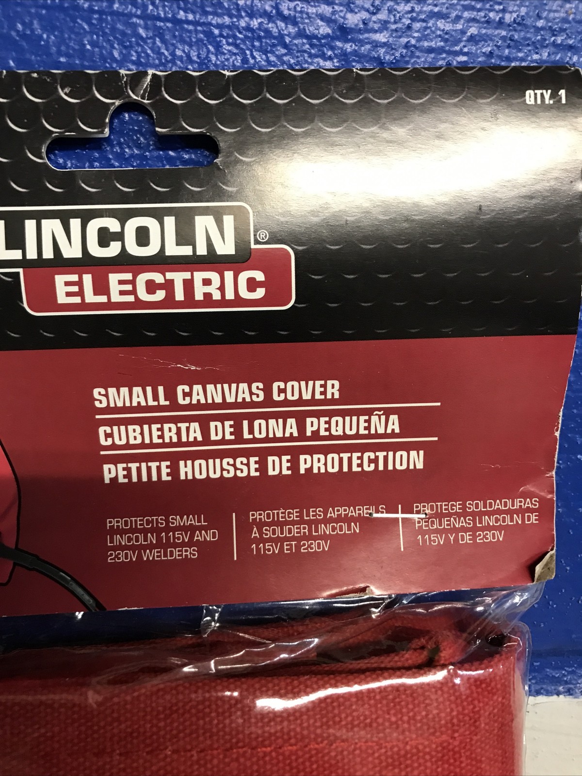 Lincoln Electric KH495 Small Canvas Welder Cover Flame Retardant New