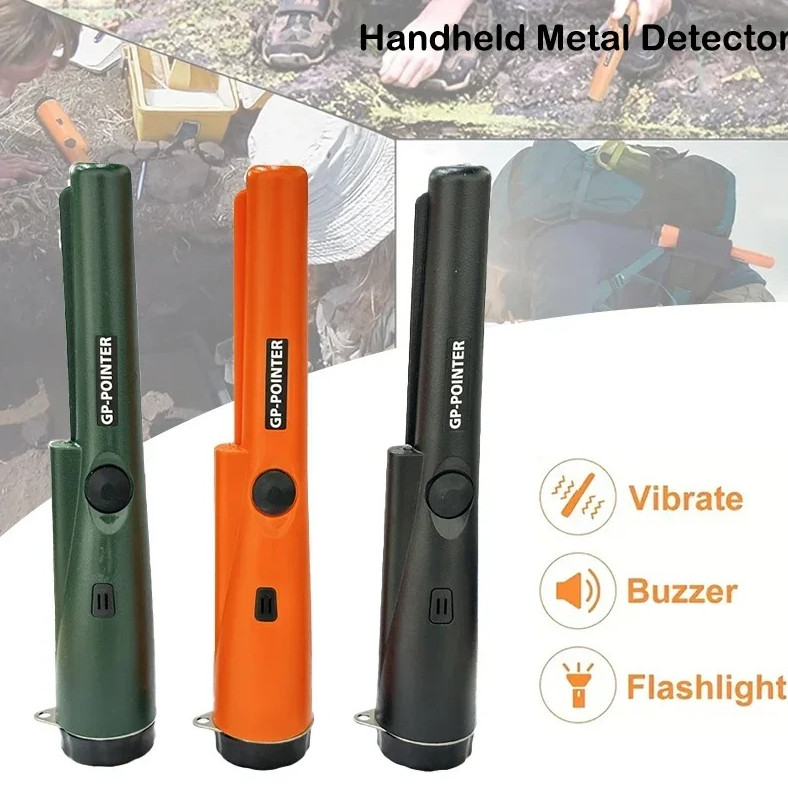 1set Waterproof Handheld Metal Detector Pointer 360° Pinpoint Side-Scan Tool