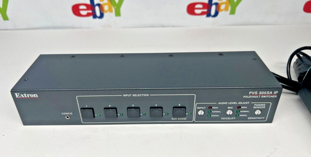 Extron PVS 305SA IP Polevault Switcher With A/C Adapter