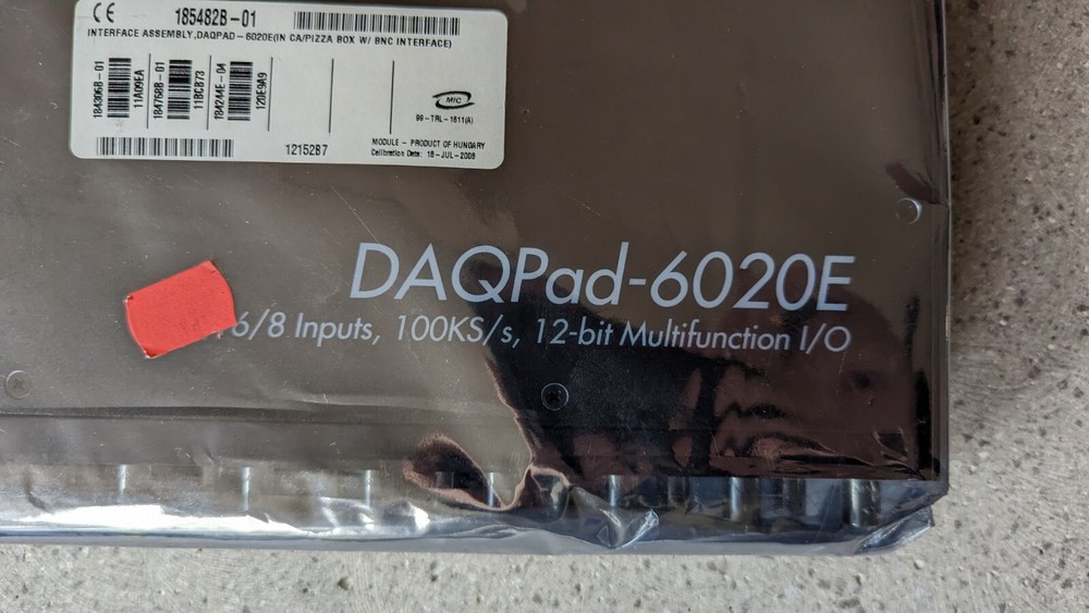 National Instruments DAQPAD-6020E 16/8 inputs 12-BIT multifunction acquisition