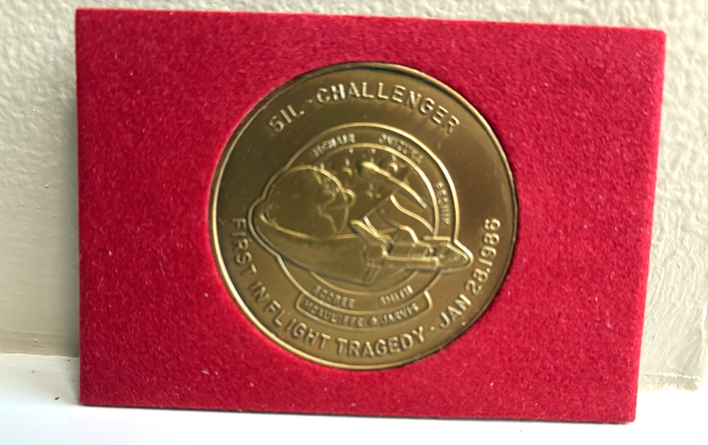 NASA Space Program Items (5) from Challenger Disaster (1986) plus (1) on Shuttle
