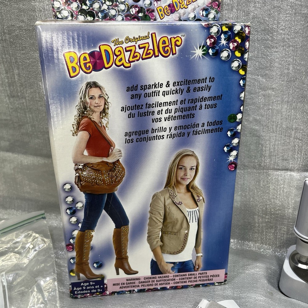 The Original Bedazzler Complete Rhinestones, Studs, Patterns Instructions
