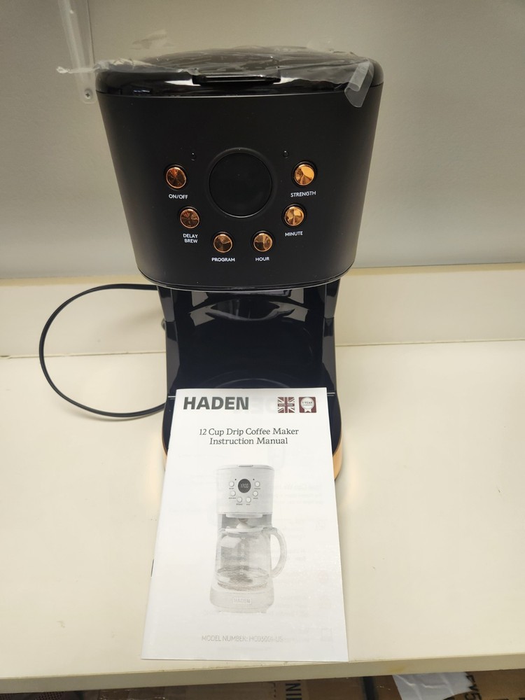 Haden programmable coffee maker 12-cup(READ DESCRIPTION)